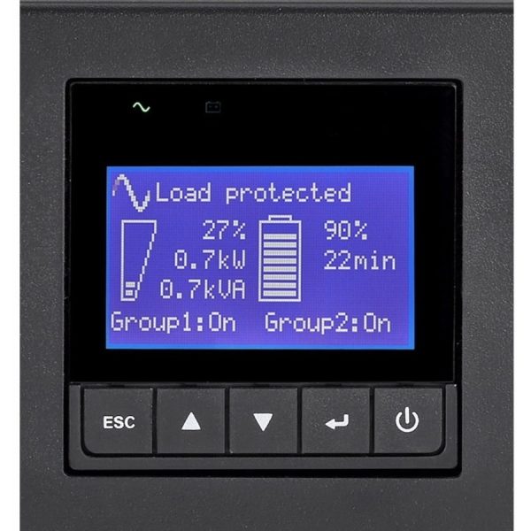 Eaton 9PX 1500VA 1350W 120V Online Double-Conversion UPS - 5-15P, 8x 5-15R Outlets, Lithium-ion Battery, Cybersecure Network Card, 2U Rack/Tower - Image 5