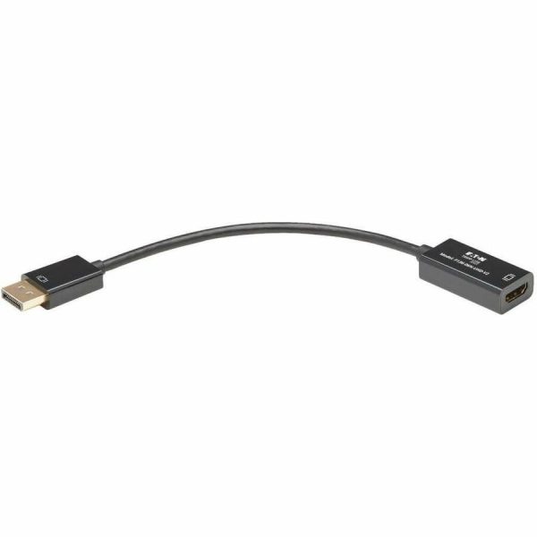 Eaton Tripp Lite Series DisplayPort to HDMI 4K Active Adapter Video Converter, DP Ver 1.2, HDCP, 4K 30Hz (M/F), 6-in. (15.24 cm) - Image 5