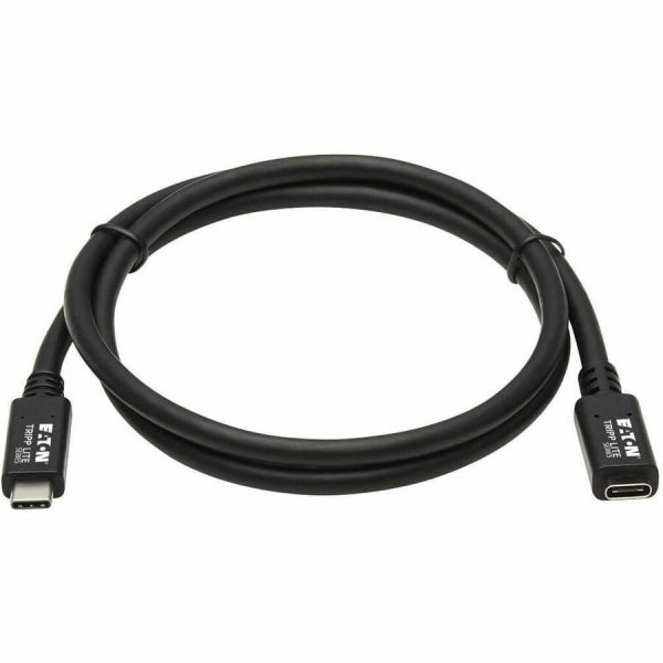 Eaton Tripp Lite Series USB-C Extension Cable (M/F) - USB 3.2 Gen 1 (5 Gbps), Thunderbolt 3 Compatible, Black, 3 ft. (0.91 m) - Image 2