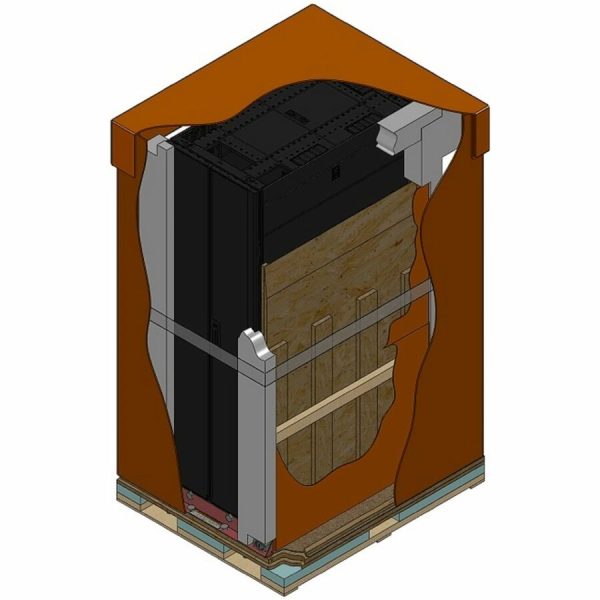 [TAA, BAA_COTS] APC NetShelter SX, Server Rack Enclosure, 42U, Shock Packaging, 2000 lbs, Black, 1991H x 600W x 1070D mm - Image 2