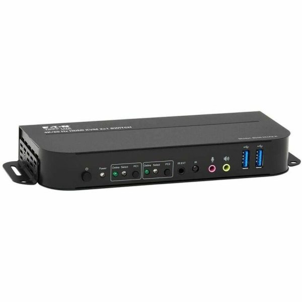 Eaton Tripp Lite Series 2-Port HDMI/USB KVM Switch - 4K 60 Hz, HDR, HDCP 2.2, IR, USB Sharing, USB 3.0 Cables - Image 10