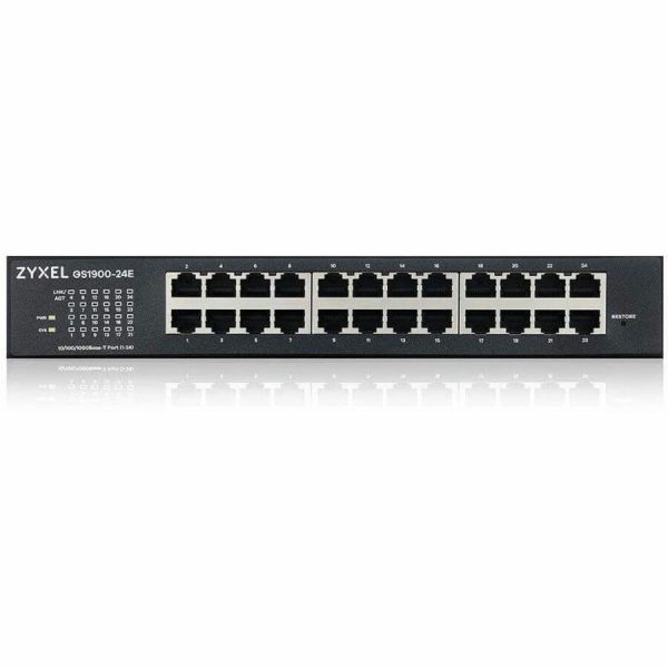 ZYXEL GS1900-24E 24-Port Gigabit Smart Managed Switch (Compact Design) | Fanless - Image 3
