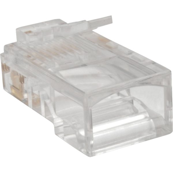 Eaton Tripp Lite Series RJ45 Modular Connector for Round Stranded UTP Conductor 4-Pair Cat5e, 100 Pack - Image 2