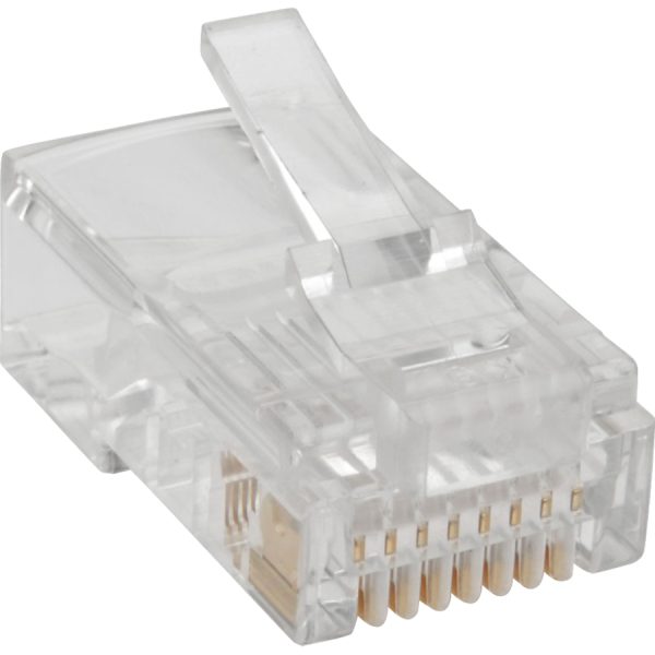 Eaton Tripp Lite Series RJ45 Modular Connector for Round Stranded UTP Conductor 4-Pair Cat5e, 100 Pack - Image 3