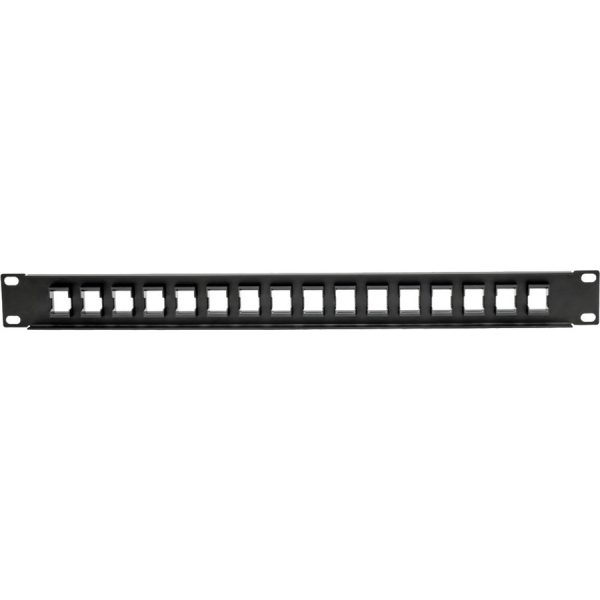 Eaton Tripp Lite Series 16-Port 1U Rack-Mount Unshielded Blank Keystone/Multimedia Patch Panel, RJ45 Ethernet, USB, HDMI, Cat5e/6 - Image 4