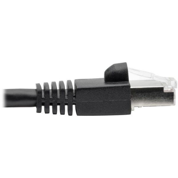Eaton Tripp Lite Series Cat6a 10G Snagless Shielded STP Ethernet Cable (RJ45 M/M), PoE, Black, 10 ft. (3.05 m) - Image 4