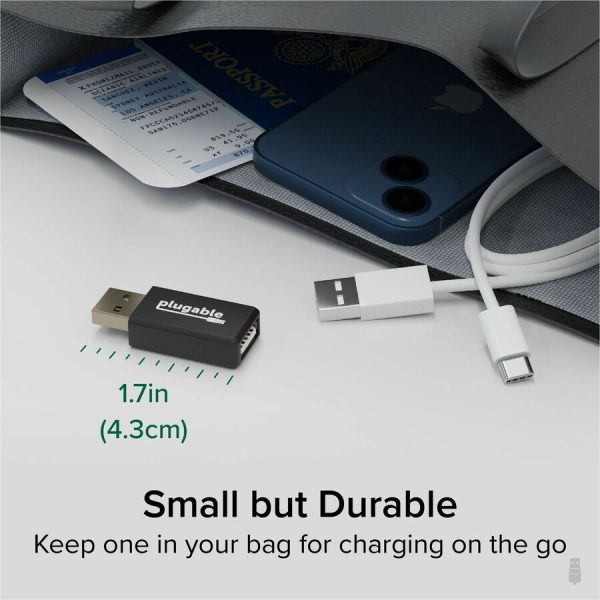 Plugable USB Data Blocker (5-Pack) Prevent Hacking Device, Protect Against Juice Jacking at Public USB Ports - Image 4