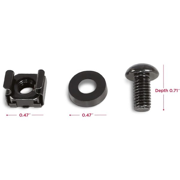 CyberPower CRA60001 (50) Pack M6 Cage Nut and Screw Kit - Image 3