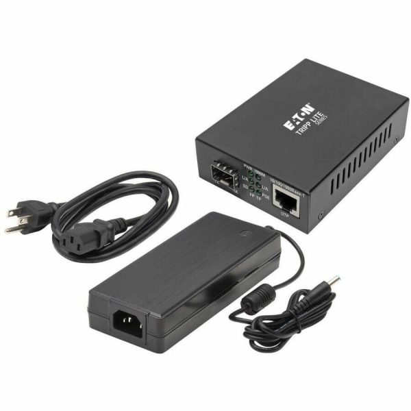 Eaton Tripp Lite Series Gigabit SFP Fiber to Ethernet Media Converter, POE+ - 10/100/1000 Mbps - Image 6