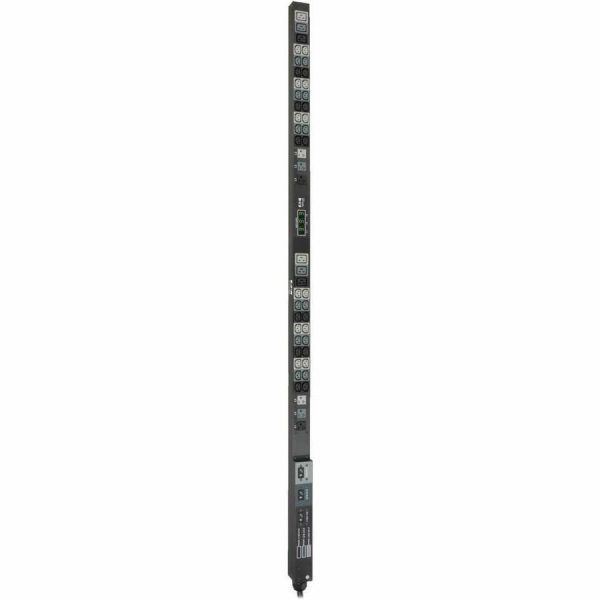 Eaton Tripp Lite Series 8.6kW 3-Phase Local Metered PDU, 208/120V Outlets (36 C13, 6 C19, 6 5-15/20R), 208V L21-30P, 6 ft. (1.83 m) Cord, 0U Vertical, TAA - Image 2