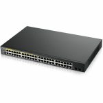 ZYXEL GS1900-48HPv2 24-Port Gigabit Smart Managed PoE Switch | 24 PoE+ Ports at 170W with 2 SFP Uplinks