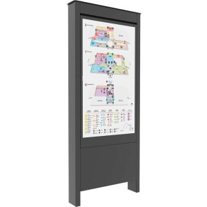 Chief Impact 55" Outdoor Portrait Kiosk - Samsung OHF/A Series - Black
