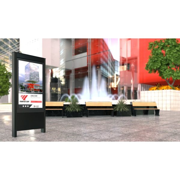 Chief Impact 55" Outdoor Portrait Kiosk - Samsung OHF/A Series - Black - Image 5