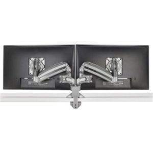 KX DESK MNT DUAL 2L ARMS BLK