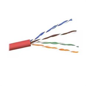 1000' Cat5e Solid Bulk Red