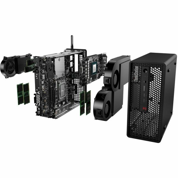 Lenovo ThinkStation P3 30HA0021US Workstation - Core i7 13th Gen i7-13700 - vPro Technology - 16 GB - 512 GB SSD - Ultra Small - Image 9