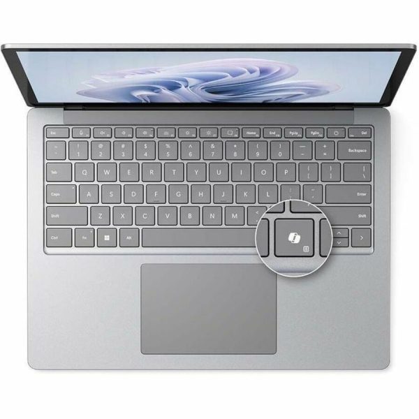 Microsoft Surface Laptop 6 15" Touchscreen Notebook - Intel Core Ultra 5 135H - 8 GB - 256 GB SSD - English Keyboard - Platinum - Image 6