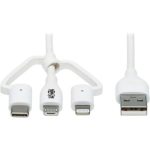 USB A LIGHTNING MICRO B USB C