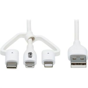USB A LIGHTNING MICRO B USB C