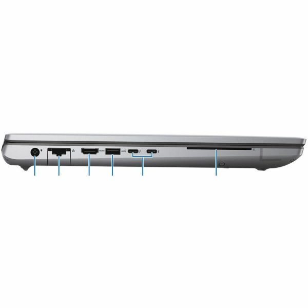 Dell Precision 7000 7680 16" Mobile Workstation - Full HD Plus - Intel Core i9 13th Gen i9-13950HX - vPro Technology - 64 GB - 1 TB SSD - English (US) Keyboard - Aluminum Titan Gray - Image 2