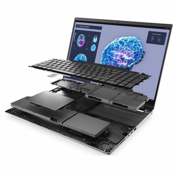 Dell Precision 7000 7680 16" Mobile Workstation - Full HD Plus - Intel Core i9 13th Gen i9-13950HX - vPro Technology - 64 GB - 1 TB SSD - English (US) Keyboard - Aluminum Titan Gray - Image 3