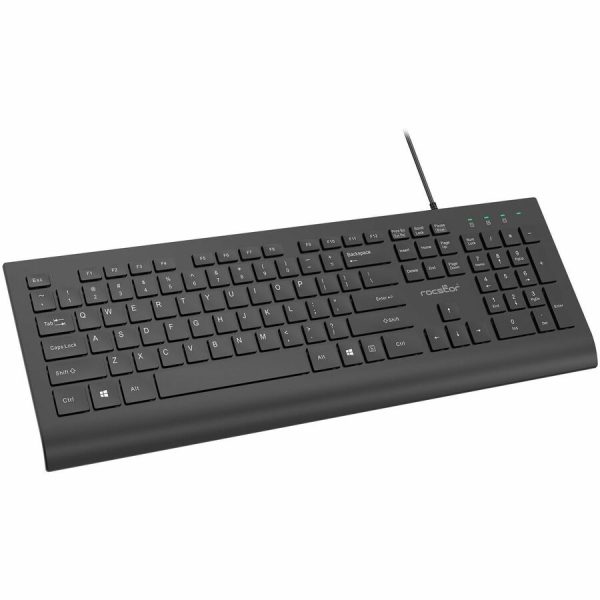 Rocstor Premium K10 USB Wired Keyboard - 104 Key Function - Image 3