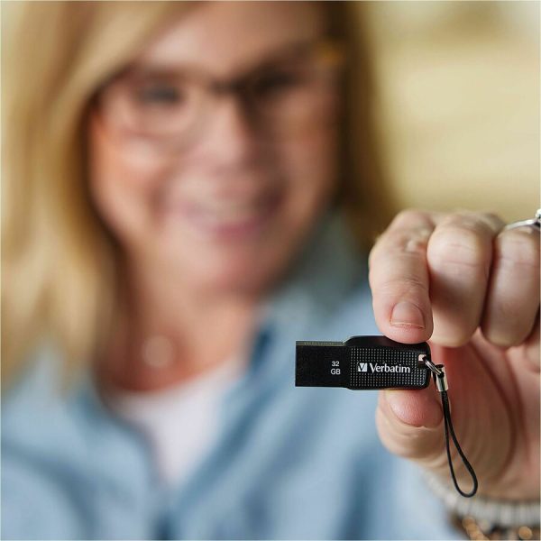 Verbatim 32GB Ergo USB Flash Drive - Black - Image 4