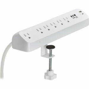6-OUT SURGE USB 900J CLAMP 6FT