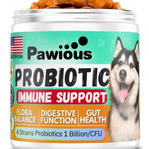 Probiotics for Dogs   Digestive Enzymes Gut Flora Digestive Health Immune System   Diarrhea Support Itchy Skin Allergies   Pumpkin Flaxseed Meal Papaya Powder   Probiotic Chews for Dogs