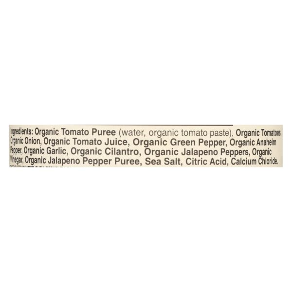 Muir Glen Medium Garlic Cilantro Salsa - Tomato - Case of 12 - 16 oz. - Image 3