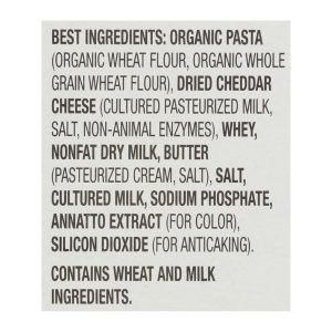 Annie's Homegrown Bernie's Farm Macaroni and Cheese Shapes - Case of 12 - 6 oz.
