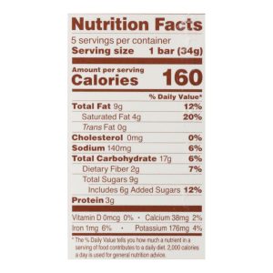 Simple Mills - Bar Sft Baked Nty Ban Bread - Case of 6 - 5.99 OZ