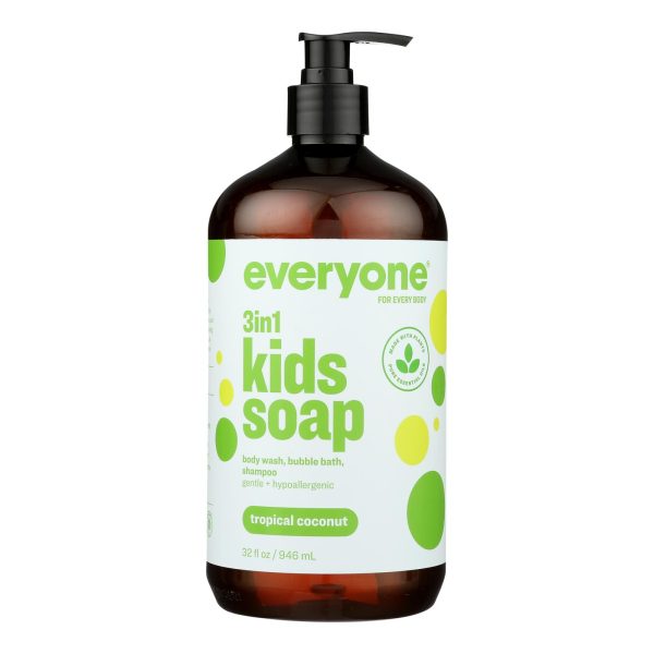 Everyone - Soap for Kids - Tropical Coconut Twist - 32 oz - Image 2