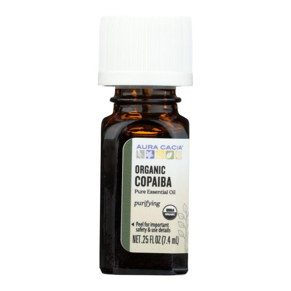 Aura Cacia - Essential Oil - Copaiba - Case of 1 - .25 fl oz. - Image 2