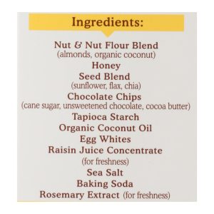 Simple Mills - Bar Sft Baked Dark Chocolate Almond - Case of 6 - 5.99 OZ