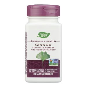 Nature's Way - Standardized Ginkgo - 60 Capsules