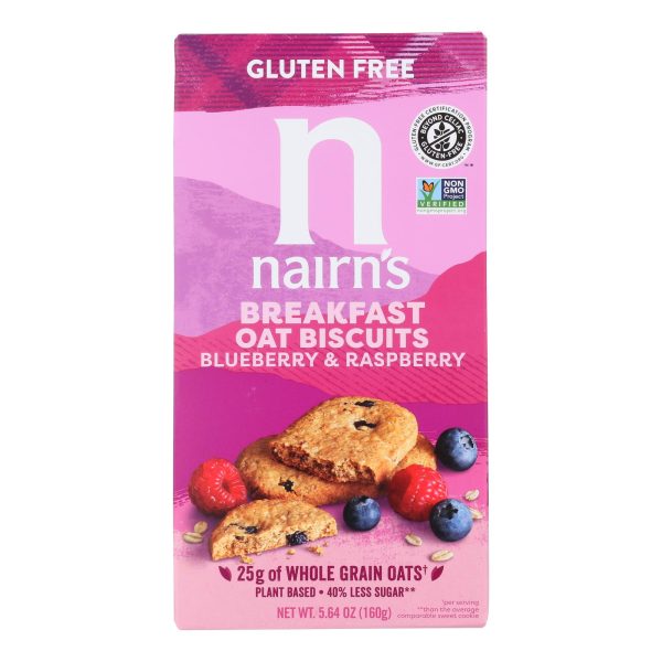 Nairn's - Biscuits Bluberry & Raspberry - Case of 6-5.64 OZ - Image 2