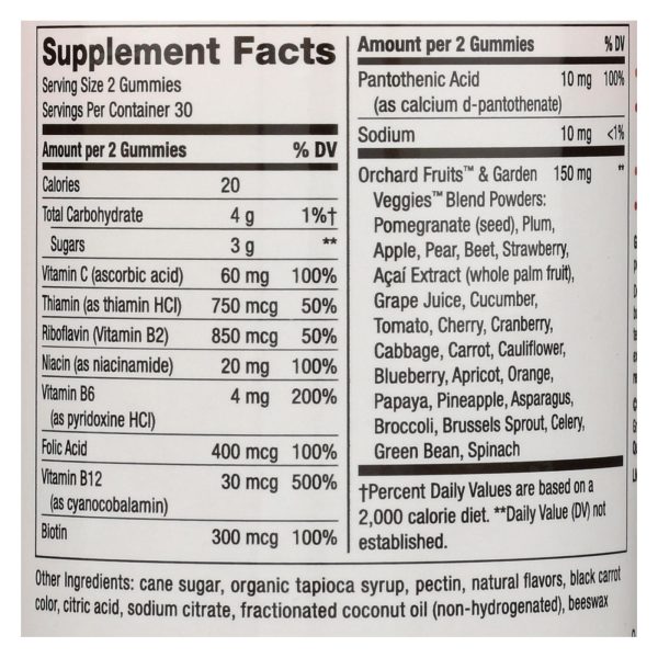 Nature's Way - Alive! B-Complex Gummies - 60 Gummies - Image 2