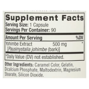 Natrol Yohimbe Bark - 500 mg - 90 Caps