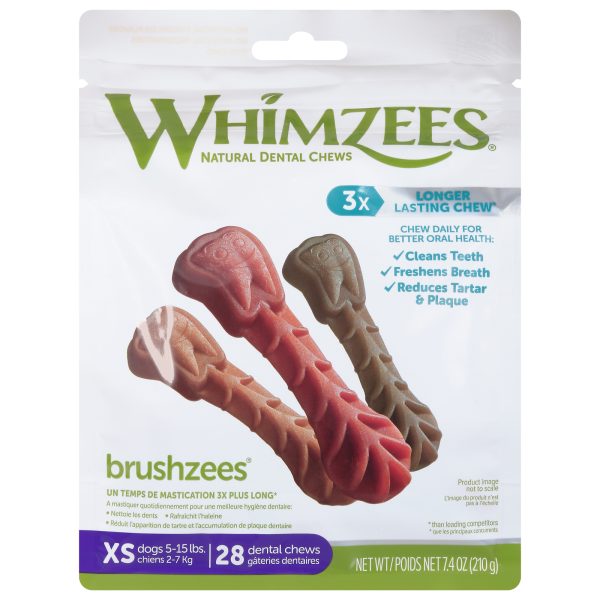 Whimzees - Dental Chew Xtra Sm 28 Ct - Case of 4-7.4 OZ - Image 2