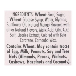 Darrell Soft Eating Liquorice - Mango - Case of 8 - 7 oz.