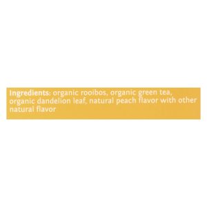 Steep By Bigelow Organic Dandelion And Peach, Rooibos And Green Tea  - Case of 6 - 20 BAGS