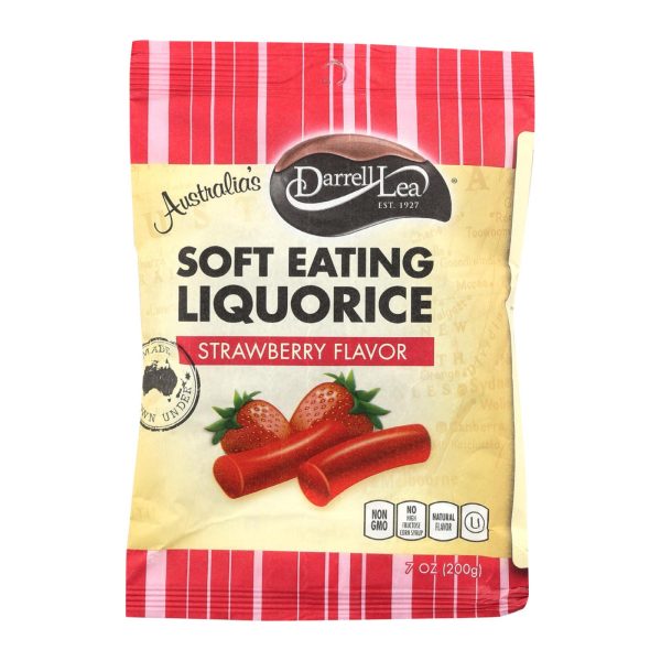 Darrell Soft Eating Liquorice - Strawberry - Case of 8 - 7 oz. - Image 3