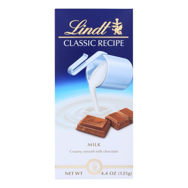 Lindt Chocolate Bar - Milk Chocolate - 31 Percent Cocoa - Classic Recipe - 4.4 oz Bars - Case of 12 - Image 2