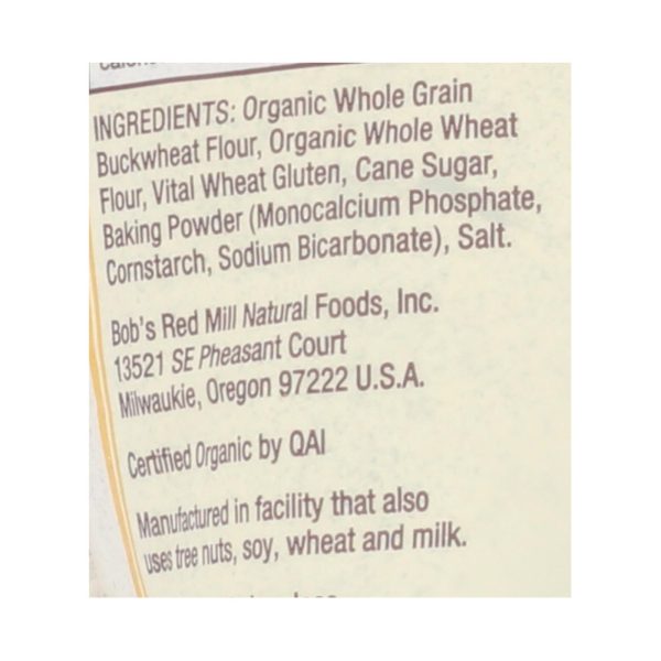 Bob's Red Mill - Pancake/waffle Bckwht - Case of 4 - 24 OZ