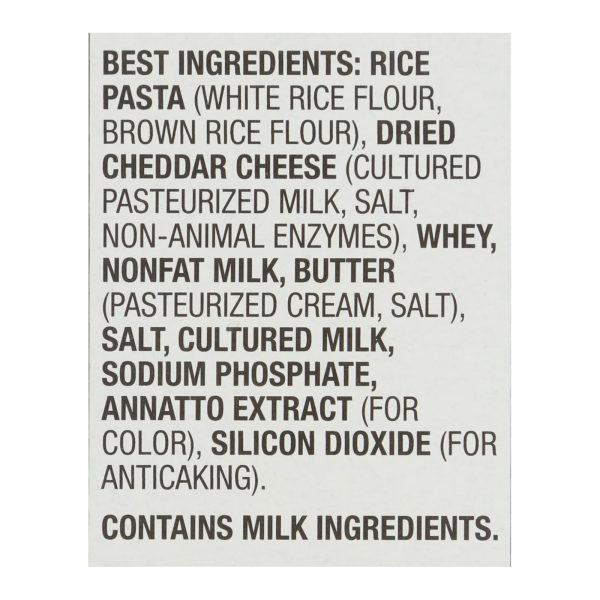 Annie's Homegrown Gluten Free Rice Pasta and Cheddar Mac and Cheese - Case of 12 - 6 oz.