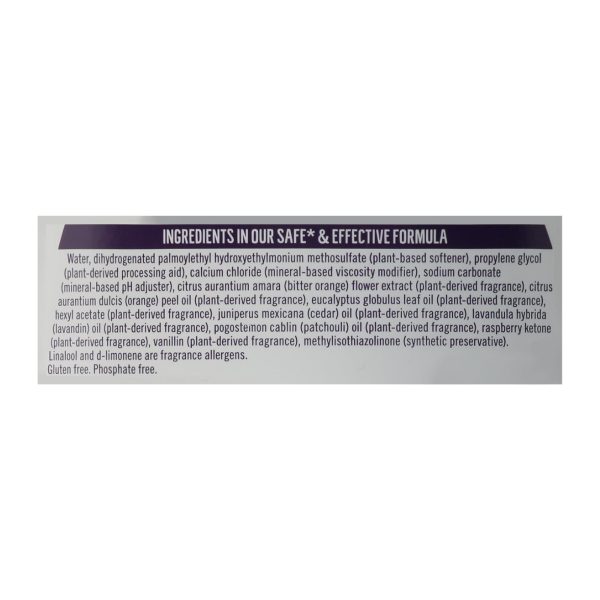 Seventh Generation Natural Liquid Fabric Softener - Blue Eucalyptus and Lavender - Case of 6 - 32 Fl oz.