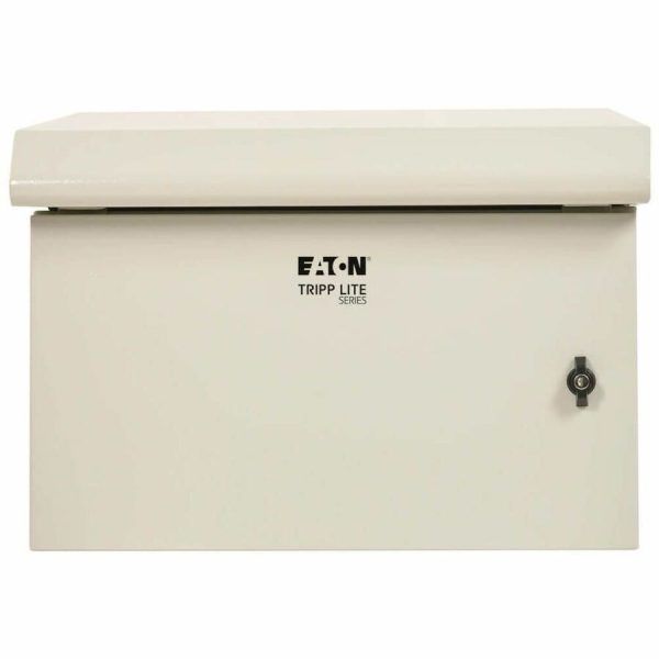 Eaton Tripp Lite Series SmartRack Industrial Enclosure - NEMA 3R, Wall Mount, Metal, Locking, Fan With Thermal Switch, 20.5 in. Depth, 6U, Gray - Image 5
