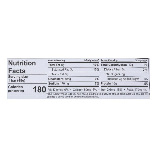 NuGo Nutrition Bar - Slim - Crunchy Peanut Butter - 1.59 oz Bars - Case of 12 - Image 2