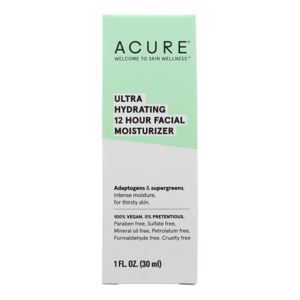 Acure - Moist Ultra Hydrtng 12hr - 1 Each-1 FZ - Image 2